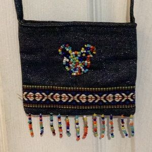 Beaded Disney Mickey Crossbody Bag by The Disney Store